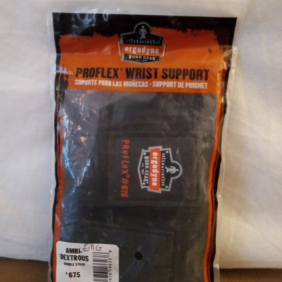 Ergodyne - 16623 ProFlex 675 Ambidextrous Double-Strap Wrist Support - Picture 5 of 5